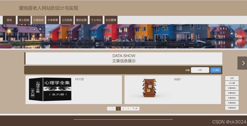 JSP關愛獨居老人網(wǎng)站的設計與實現(xiàn)——基于Rig5u框架的網(wǎng)站設計與開發(fā)